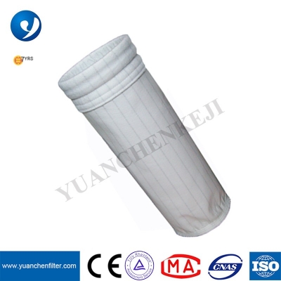 striped Antistatic polyester filter bag for chemical plant